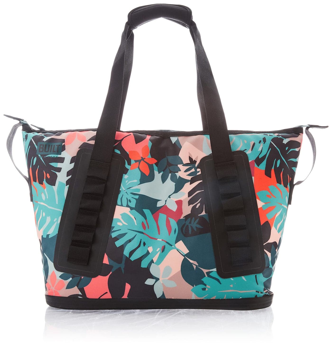 BUILT Utopia Welded Soft Portable Cooler with Wide Mouth Opening Insulated and LeakProof Botanical Leaf 5251696