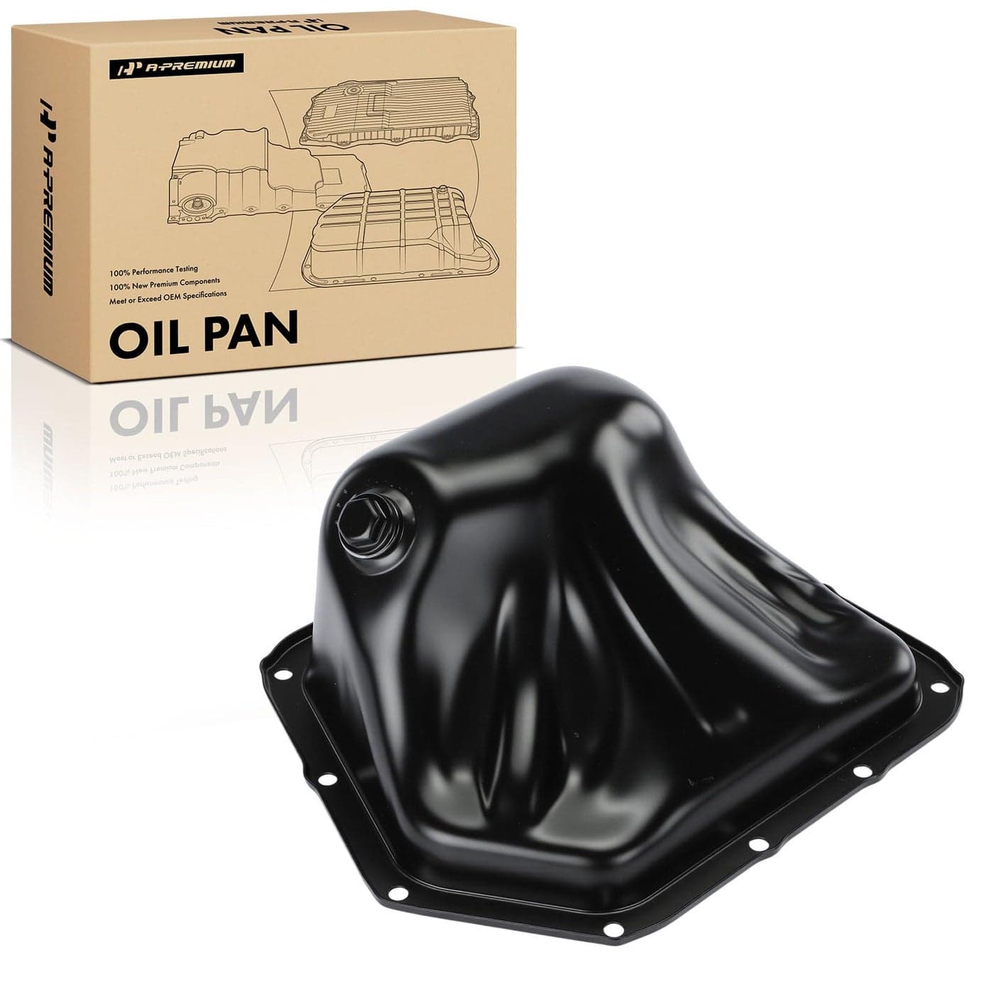 APremium Lower Engine Oil Pan Sump with Drain Plug Compatible with Subaru Outback 20132019 Forester 20112018 XV Crosstrek 20132015 Legacy 20132019 Impreza 20122016 Crosstrek 20L 25L