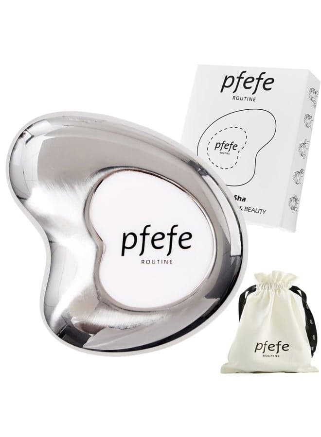 Stainless Steel Cryo Gua Sha - Gua Sha Facial Beauty Tools - Metal Skin Care Gua Sha for Body SPA Face Neck Eye