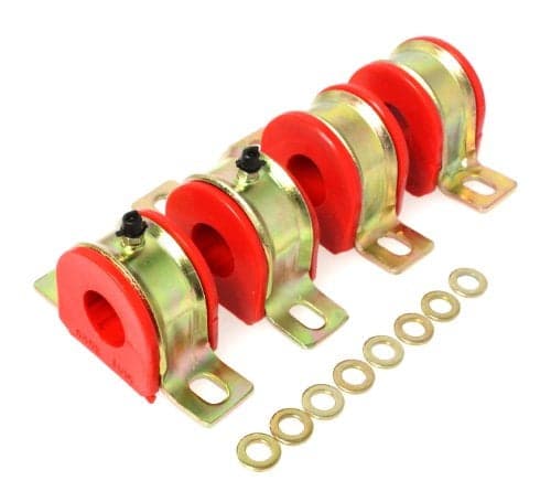 Energy Suspension 3.5175R 1-1/16" Greasable Sway Bar Set for GM , Red