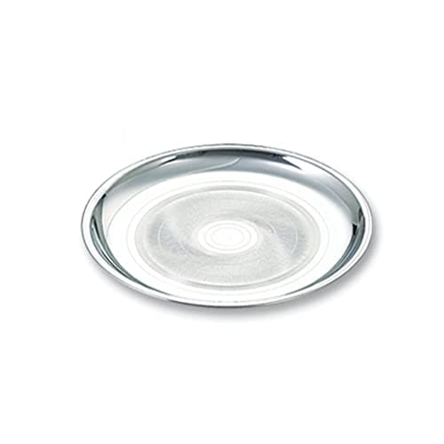 Neelam Stainless Steel 8 22G Diamond Neelam Plate, 18 cm, Silver