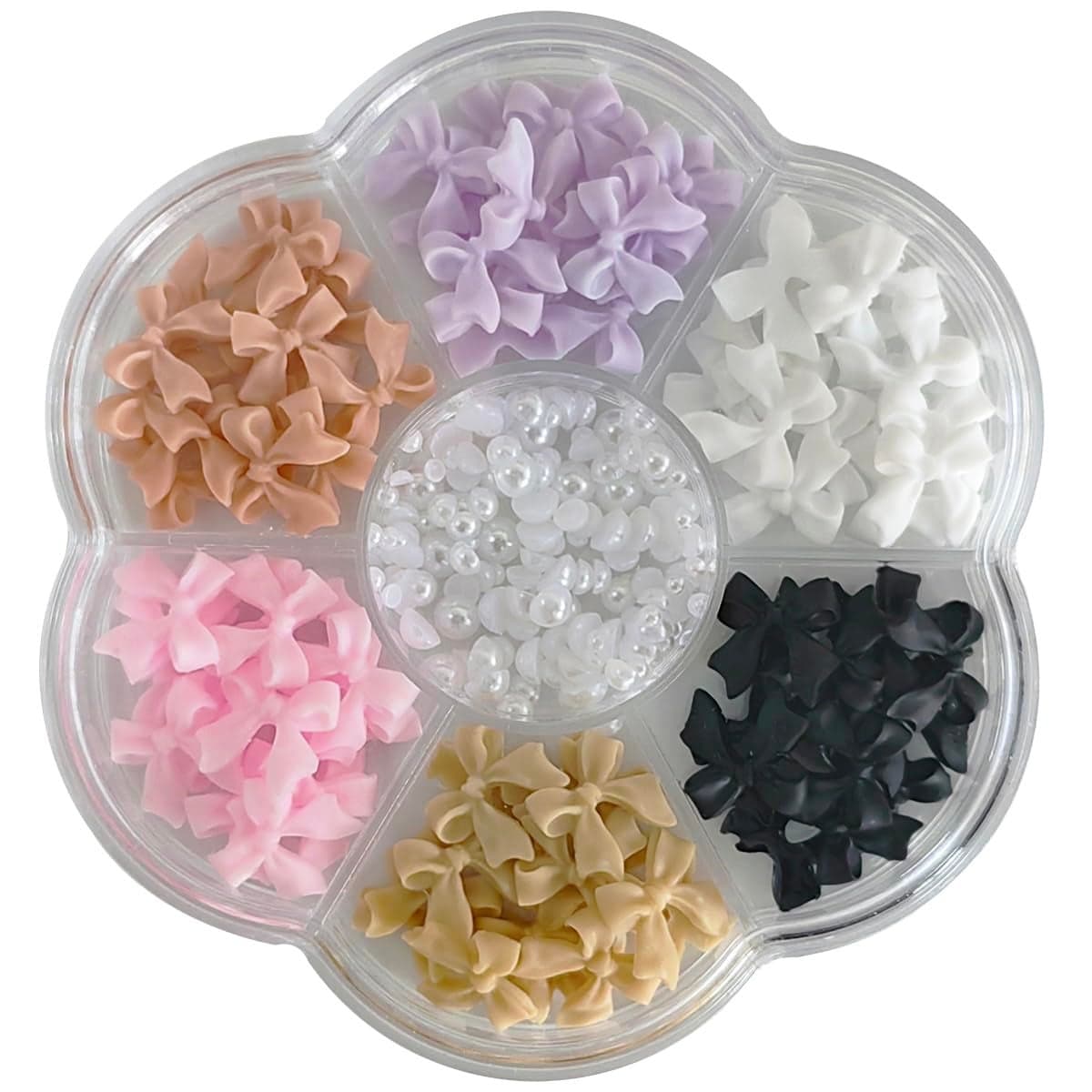 3D BowKnot Colorful Nail Charms Set Bowknot Nail Art Rhinestones Crystal for Nail Stones Design DIY Decoration Jewel Stones Nail Art Rhinestones