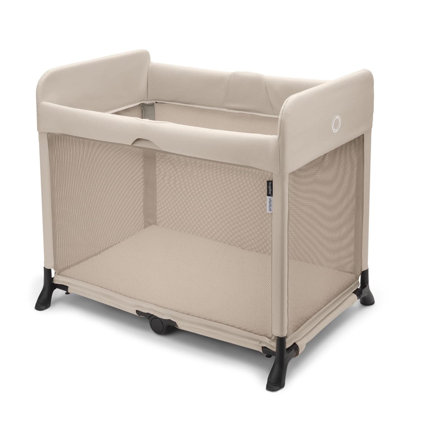 Bugaboo Stardust Playard Portable Indoor and Outdoor Foldable On The Go Play Yard 1 Second Unfold Taupe