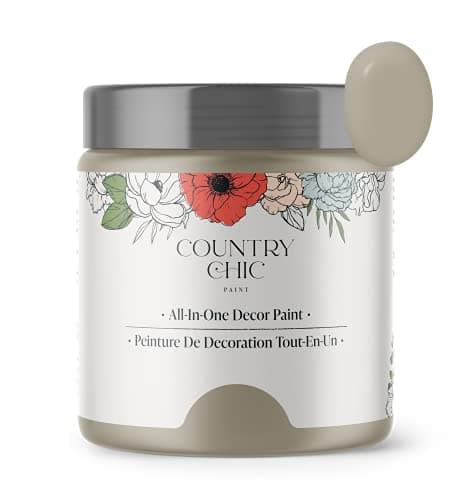 Country Chic All-in-One Chalk Paint for Furniture, Cabinets, Home Decor, Eco-Friendly, Matte Finish, Built-In Primer & Top Coat for Wood, Metal - No Wax Needed (- Pint 16 oz (475 ml)