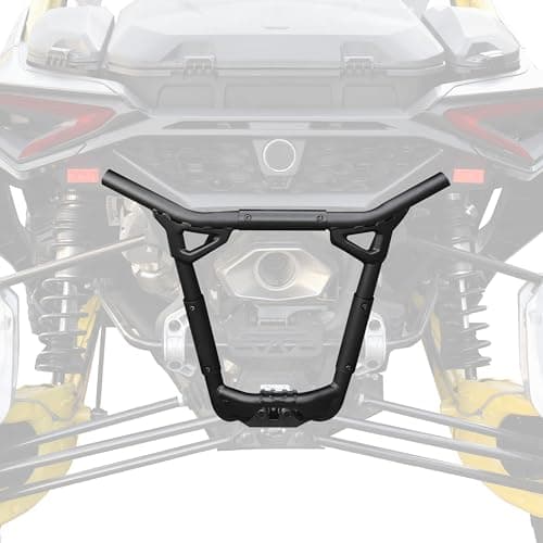 SLORIMOD Rear Bumper for Can Am Maverick R 2024+, Combined Heavy Duty Rear Pre-Runner Bumper Rear Brush Guard Protector for Can Am Maverick R MAX X RS 2024-2025 Models Accessories, Replace #715007172
