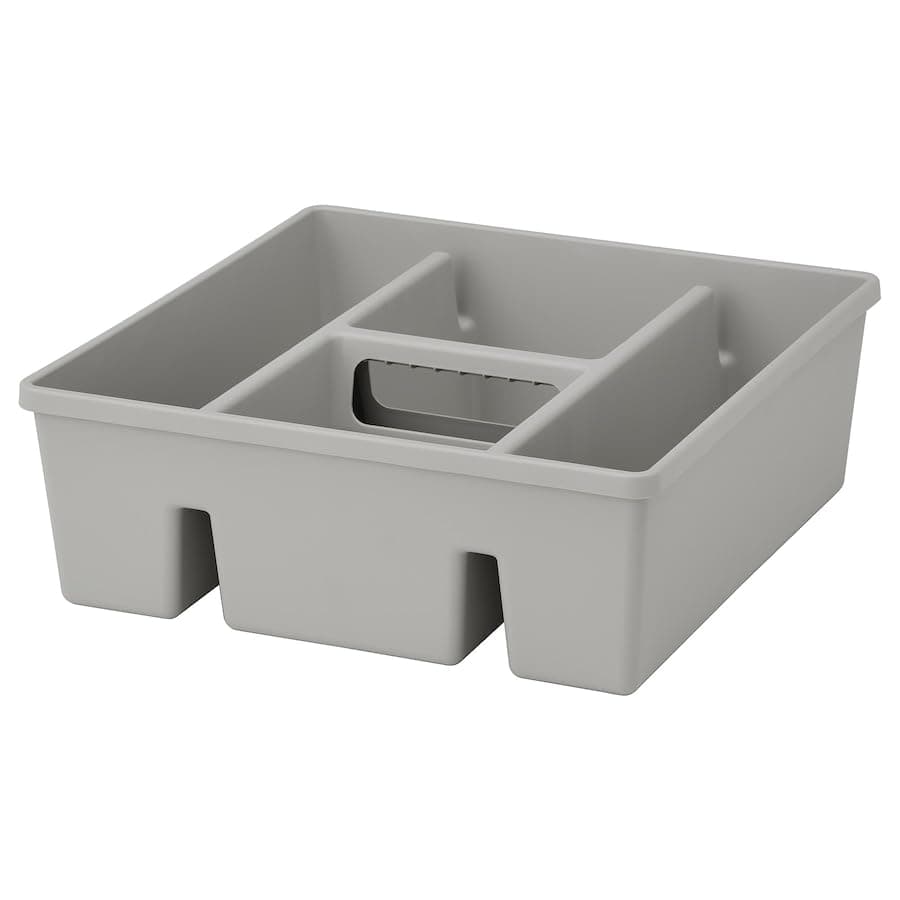 ESTABLISHER FNGGRDA Drawer Organizer Insert with Compartments 30x30x11 cm Light Grey