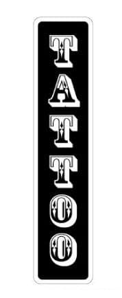 SignJoker Tattoo Street Sign Signs Shop Tattoos Designs Ink Gun Wall Plaque Decoration