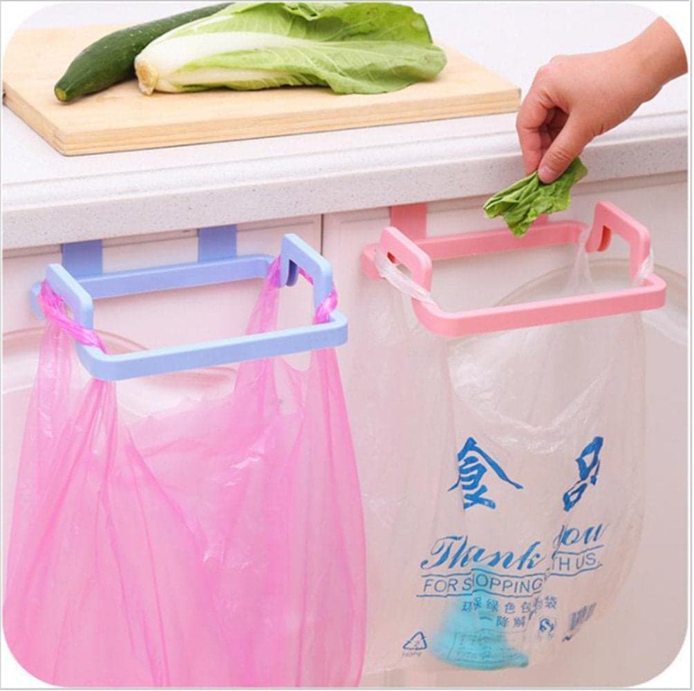 MosQuick® Plastic Open-Top Garbage Bag Holder, Dustbin, Towel Rack for Kitchen, Bathroom, Office, Schools, Clinic- Mixed Colour, Off White (1 pc)