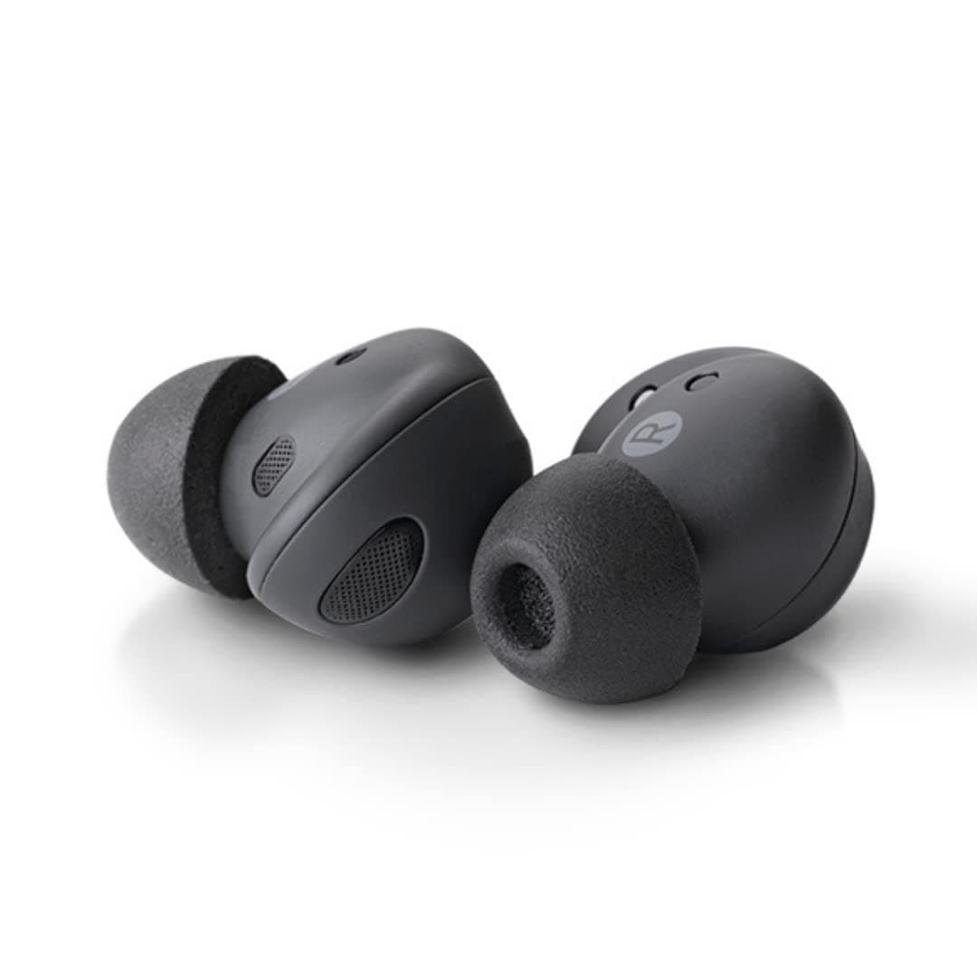Comply Foam Ear Tips Designed for Samsung Galaxy Buds2 Pro, Medium, 3 Pairs, Black, Ultimate Comfort, Unshakeable Fit, Earbud Replacement Tip, Made in the USA