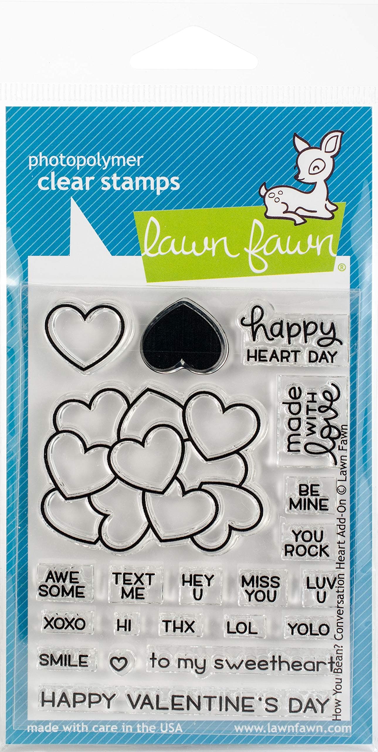 Lawn Fawn Clear Stamps 3"X2"-How You Bean? -LF1553