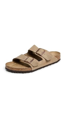 Birkenstock Arizona Soft Footbed Birkibuc Sandal,Tobacco Oiled Leather,42 M EU/11-11.5 B(M) US Women/9-9.5 B(M) US Men