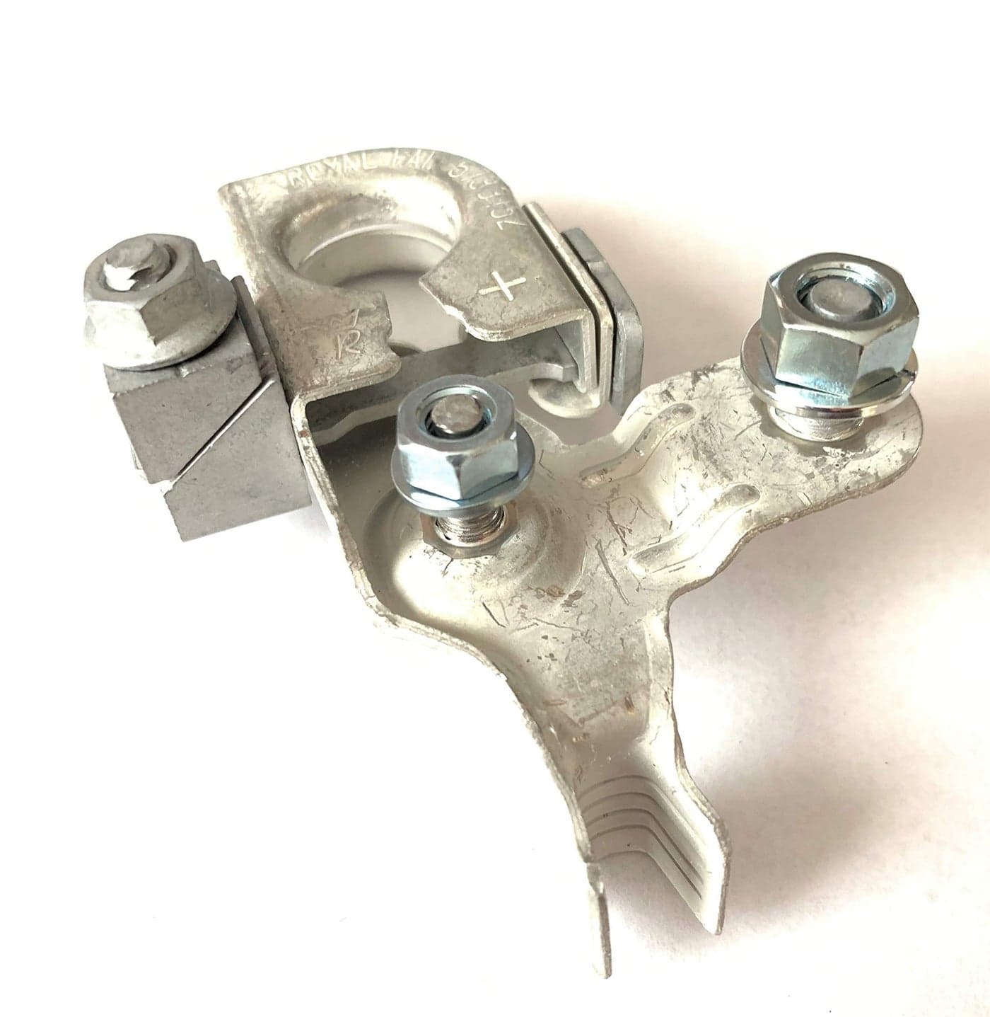 NEW BT4Z14450AA Positive Battery Terminal Clamp w NUTS