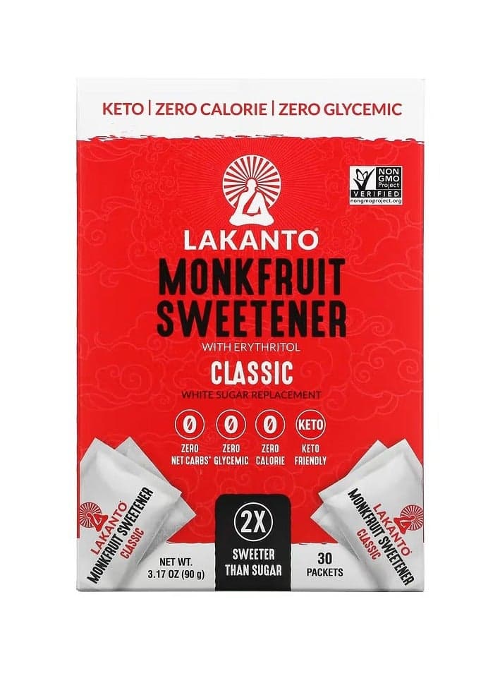 Monkfruit Sweetener with Erythritol, Classic, 3.17 oz (90 g)