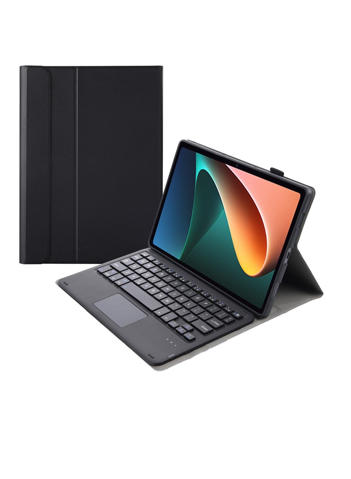 Bilingual keyboard cover and touch function compatible with Redmi pad 10.6 inch 2022 model, magnetic separation touchpad keyboard with pencil holder