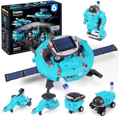 STEM Toys for Kids Ages 813 Christmas Birthday Gifts for 8 9 10 11 12 13 14 Year Old Teen Boys Girls 6in1 Solar Robot Educational Science Building Experiment Kits