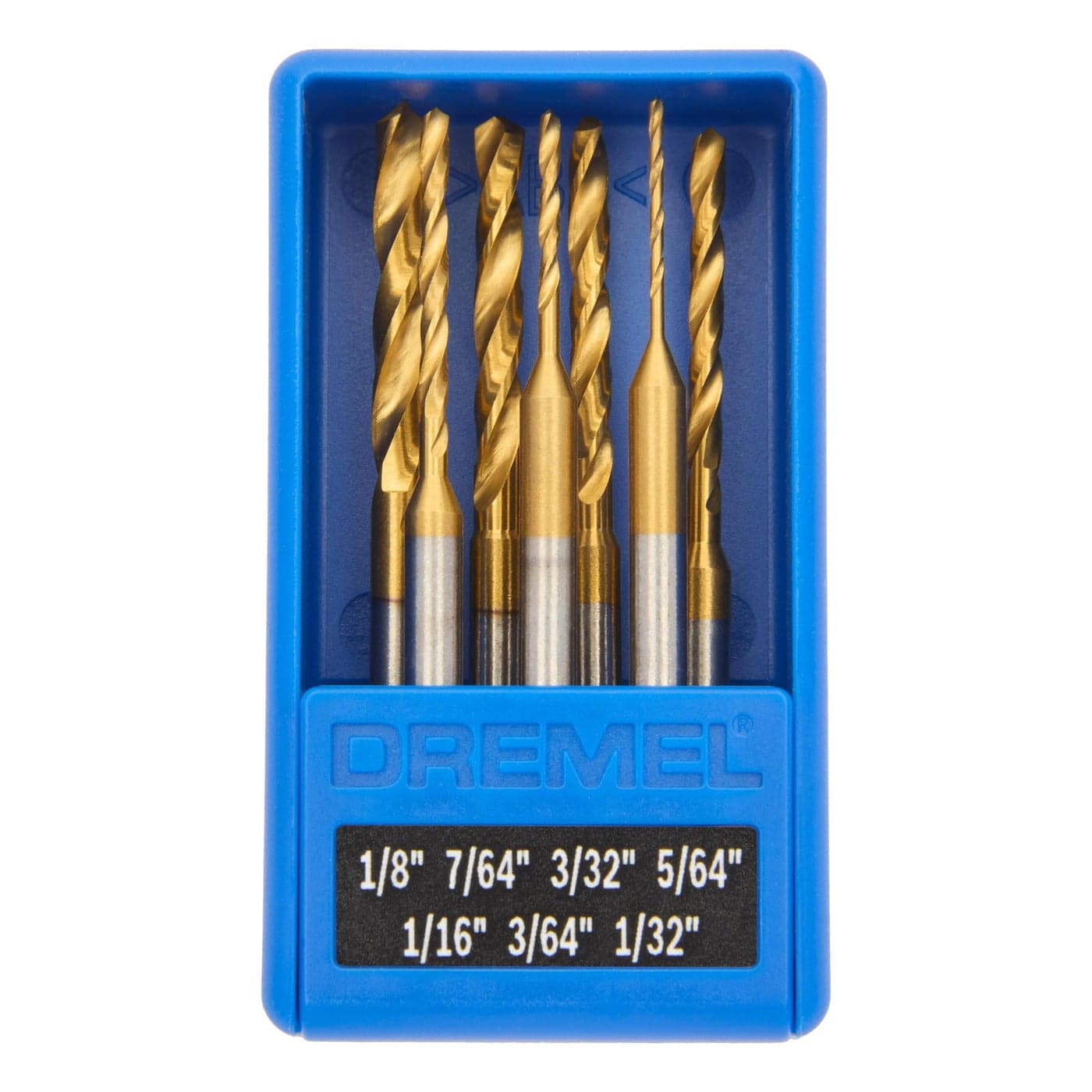 Dremel 628HP 7 Piece TitaniumCoated Rotary Drill Bit Set Ideal for Wood and Soft Metals Drilling