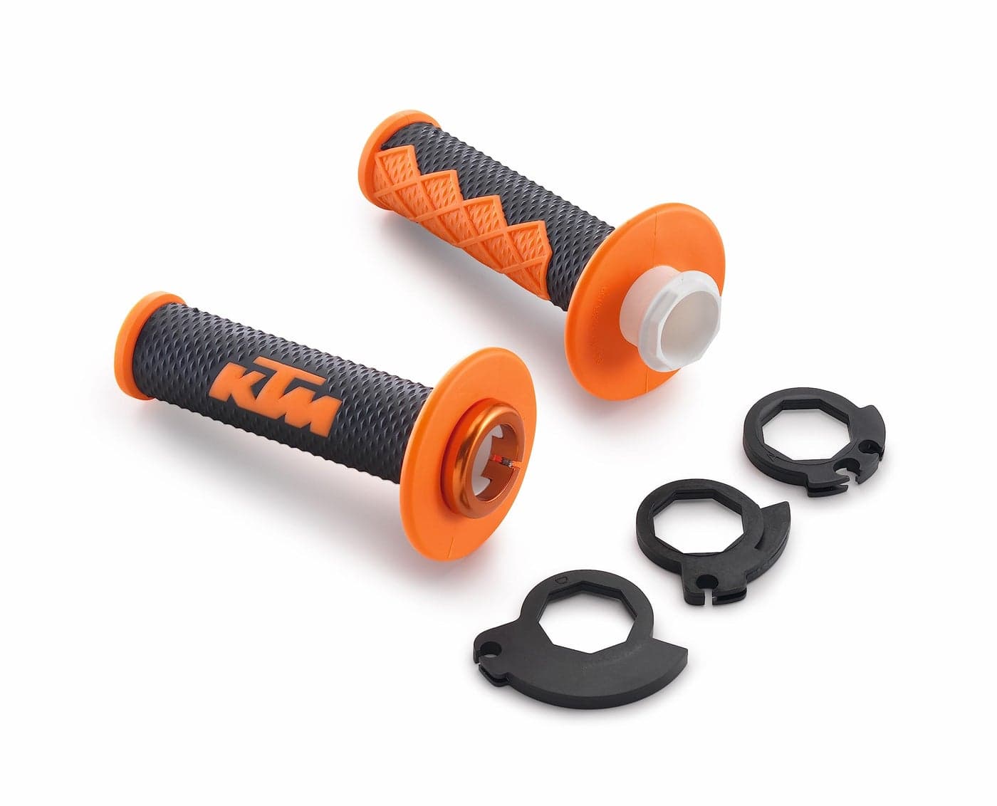 KTM Closed Lock On Hand Grip Set, 300, 350, 450, 500, XC, XC-W, SX-F, EXC-F, 1999-2016 (78102924000)
