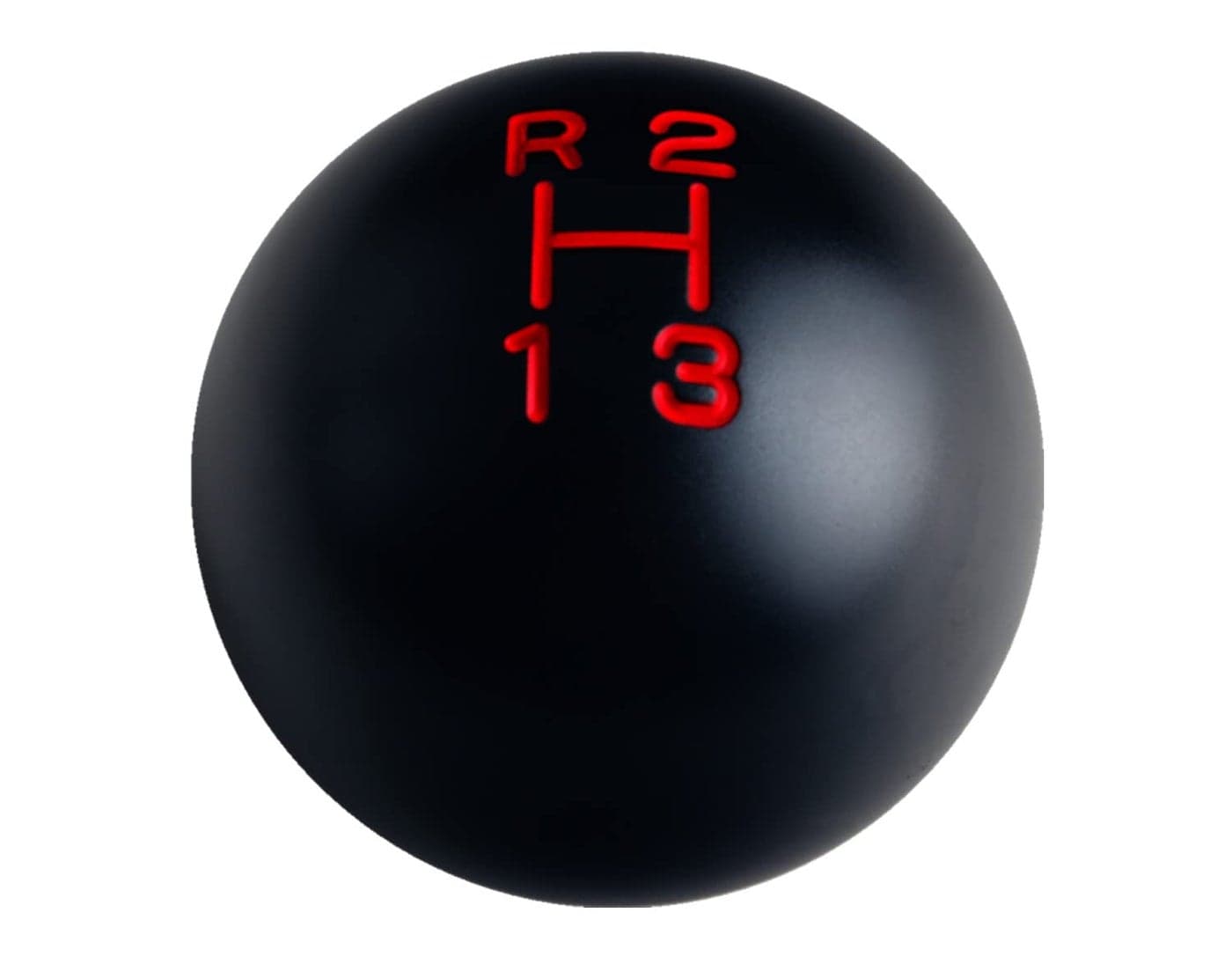 DEWHEL 3816 Manual Shift Knob 3 Speed Pattern Aluminum Compatible with Hurst Chrome Shifter Sticks