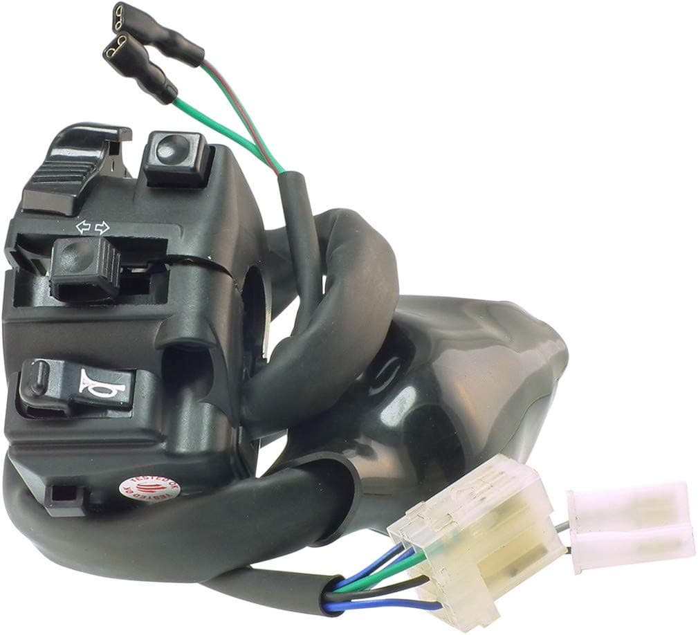 UNO Minda SW-0685AS Handle BAR Switch- Left Side - (SELF Start) for-Honda-Dream Yuga/NIO, Mechanical, 2_Way, Black