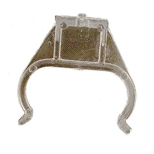 Leviton Screw Mount Lamp Support Clip for Horizontal Mount 2G11 Base Twin Tube Fluorescent Lampholder, 23452-B
