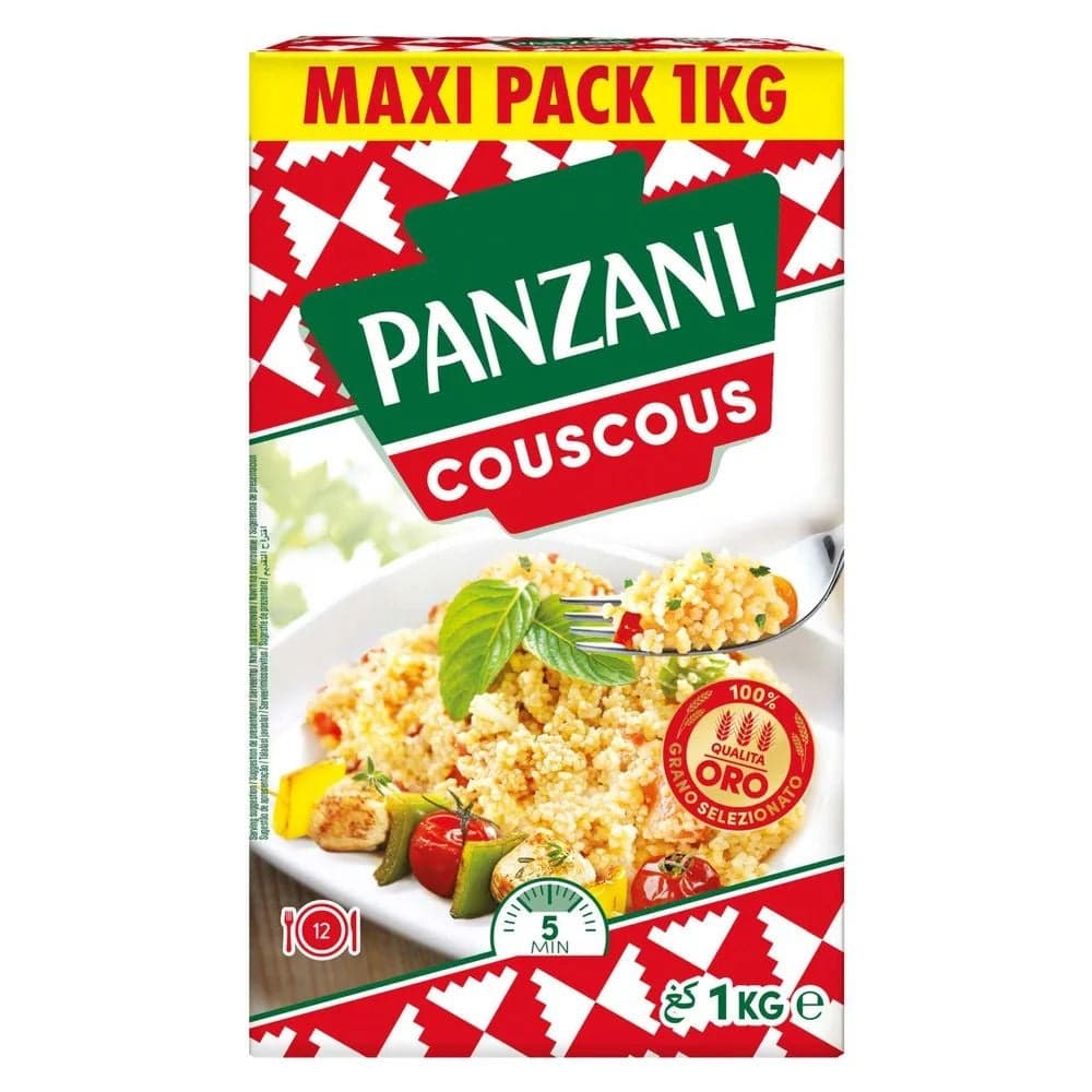Panzani Premium Couscous Made From Semolina- 1kg