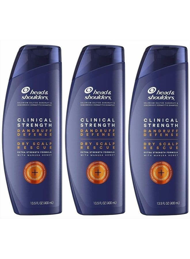 Dandruff Shampoo, Clinical Strength 14.2 oz (Pack of 3)