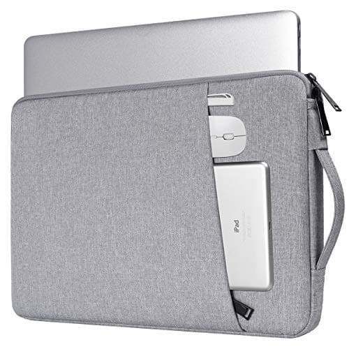 17.3 Inch Laptop Case Bag for HP 17.3 / Envy 17 17t/ Pavilion 17, Acer Nitro 5, Lenovo IdeaPad 3 17, ASUS VivoBook Pro 17 Carrying Protective Case(Light Grey)