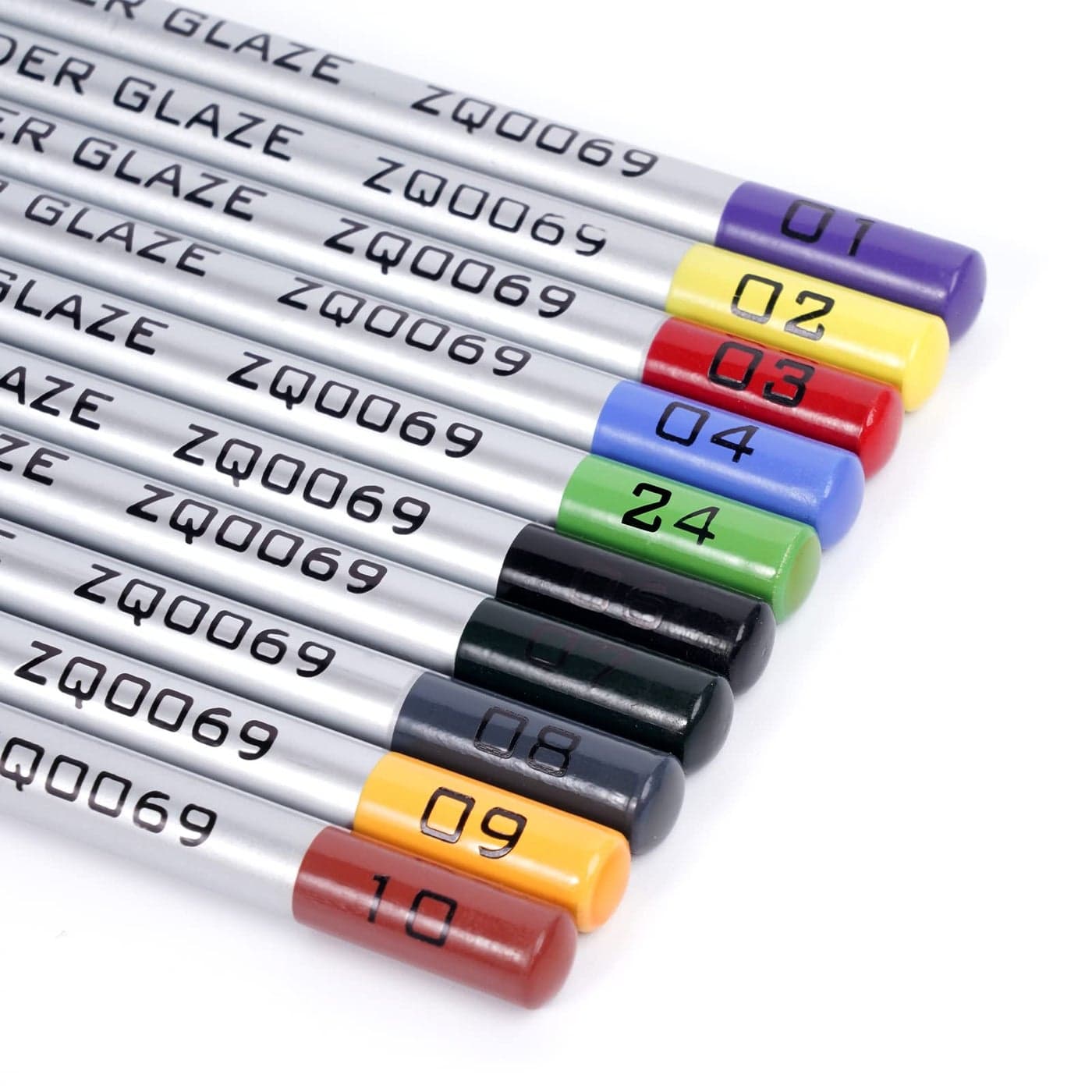 SHAOQINLIN Underglaze Pencil 10 Color Underglaze Pencils for Pottery