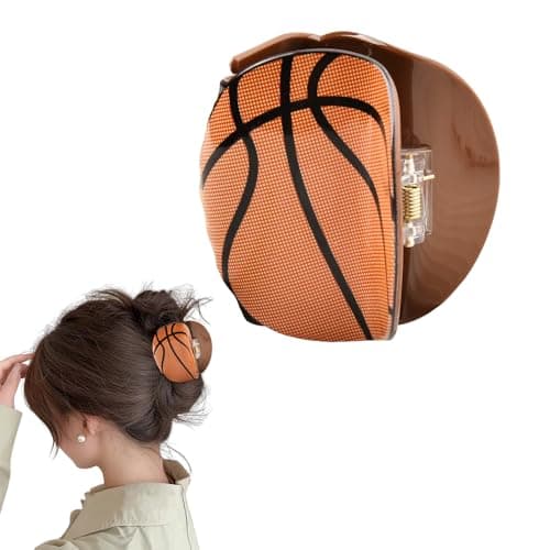 Basketball Hair Claw Clip for Women Sport Hair Clips for Girls Basketball Hairpins Basketball Sport Hair Barrettes for Women Hair Accessories Basketball Accessories Stuff Basketball Lovers Fans Gifts