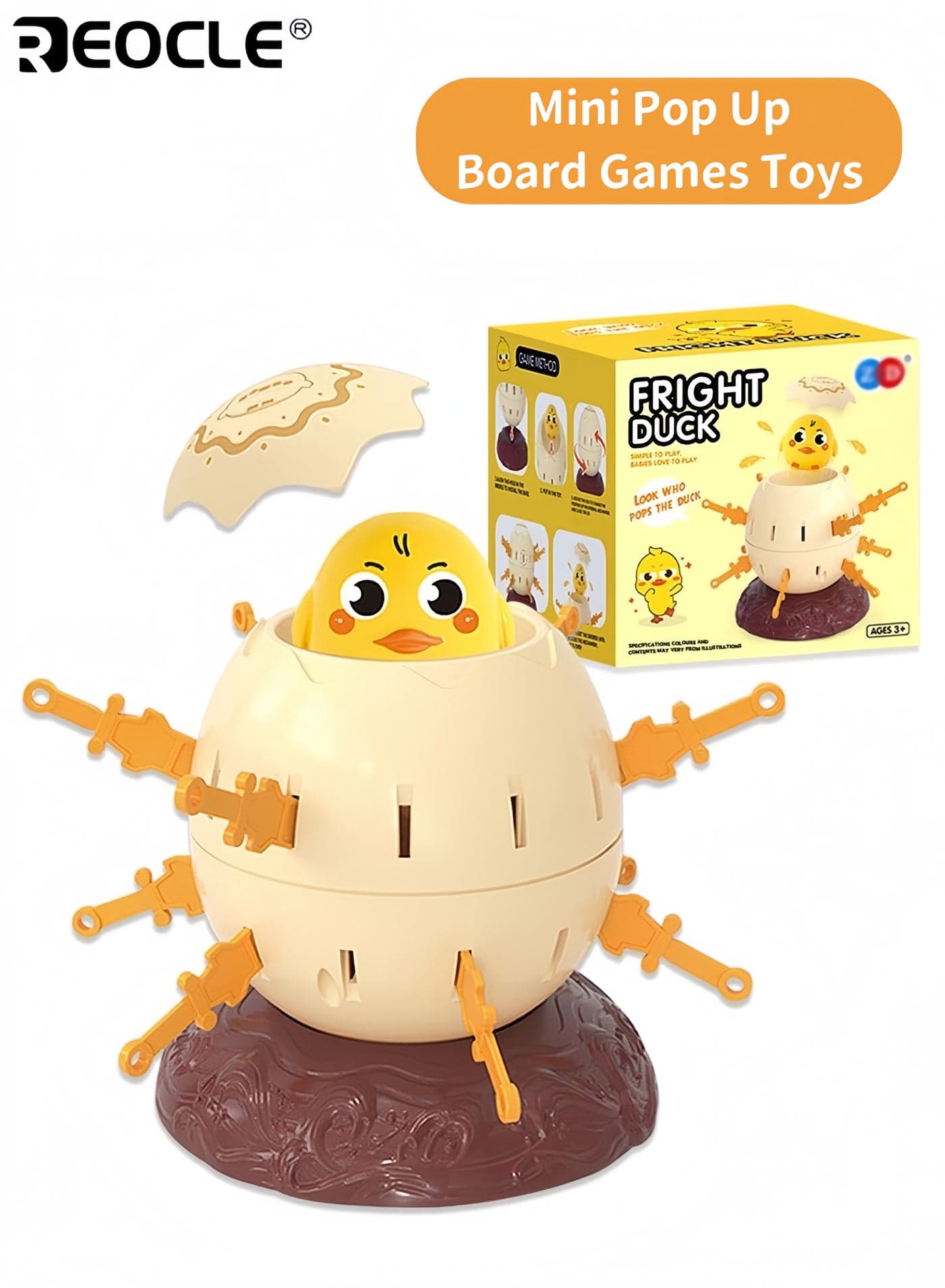 Interactive Mini Chick Pirate Bucket Game with Catapult Fun Parent-Child Activity Toy for Family Parties Ideal Gift for Birthdays and Special Celebrations