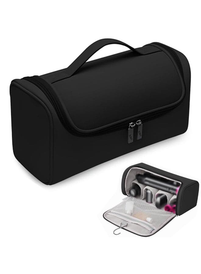 Travel Case for Dyson Shark Flexstyle PU waterproof Portable Travel Pouch with Hanging Hook Carrying Case (Black)