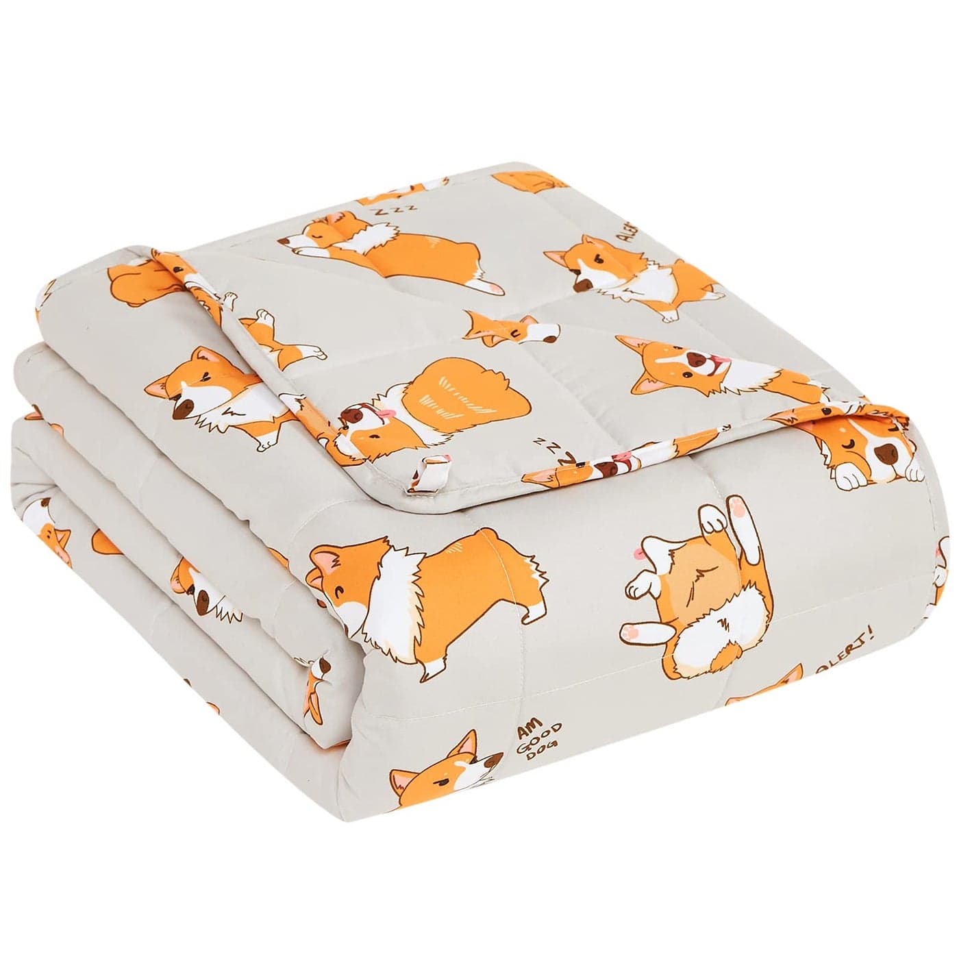 CuteKing Weighted Blanket for Adults Weighted Blanket with Premium Glass Beads Breathable Heavy Blanket for Comfort Sleep Thick Blanket for Adult All Season20lbs 60x80 CuteDog