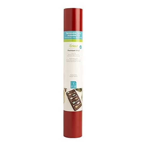 Cricut Removable Vinyl Cardinal Red 4ft Roll 12x48 Premium NoResidue Vinyl for DIY Crafts Wall Decals Stickers inHouse Dcor Compatible with Cricut Maker Explore Machines