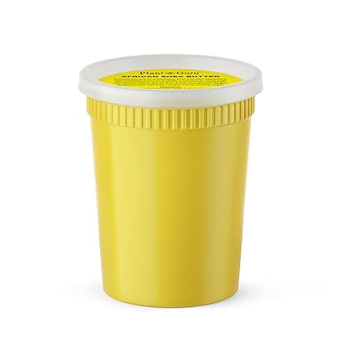 Plant Guru Raw African Shea Butter 32 oz. Bulk 100% Pure Natural Unrefined YELLOW - Ideal Moisturizer For Dry Skin, Body, Face And Hair Growth. Great For DIY Soap and Lip Balm Making.