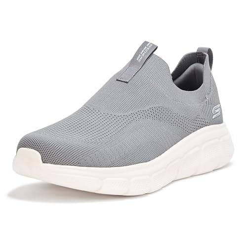 Skechers Men's Bobs B Flex-Frigid Edge Sneaker, Dark Grey, 15
