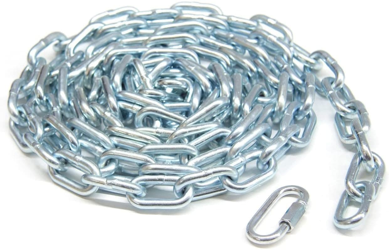 DIY Crafts 0.50 Meter Half Mtr, With 1 Adjustable Hook, Stainless Steel Chain, Metal Chain Utility Chain Straight Chain for Decorative Chain, Hanging Bird(0.50 Meter Half Mtr, With 1 Adjustable Hook)