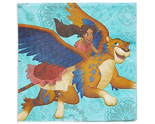 Amscan Luncheon Napkins Disney Elena of Avalor Collection 65 x 65 16 pcs Party Accessory