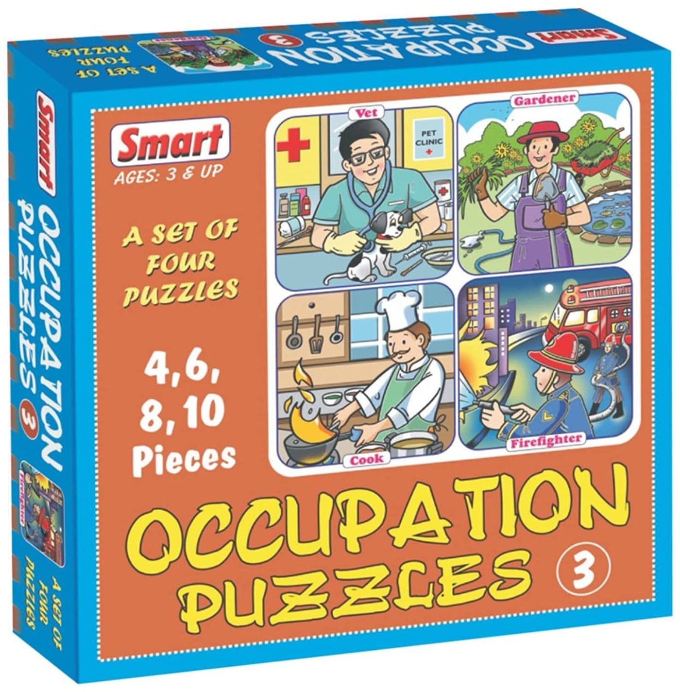 Smart Kid Occupation Puzzles - Iii, 19 x 27 x 4 Centimeters