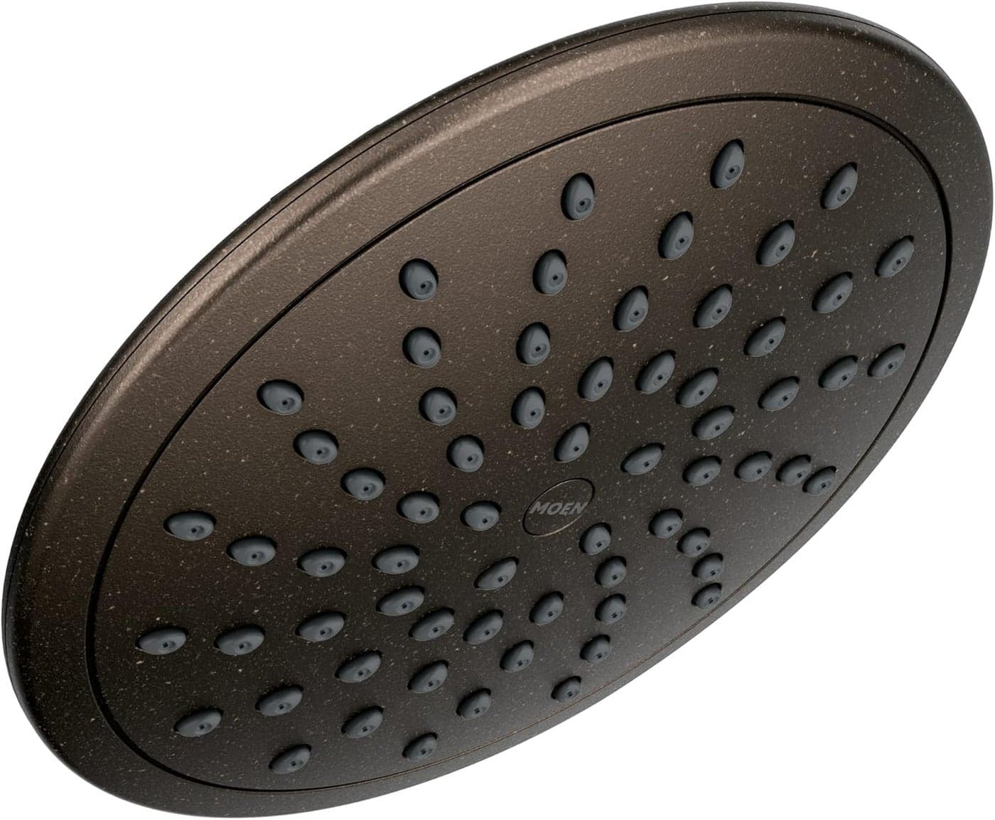 Moen Oil Rubbed Bronze Bathroom Rain Showerhead 8inch Wide Fixed Rainfall Shower Head 6345ORB