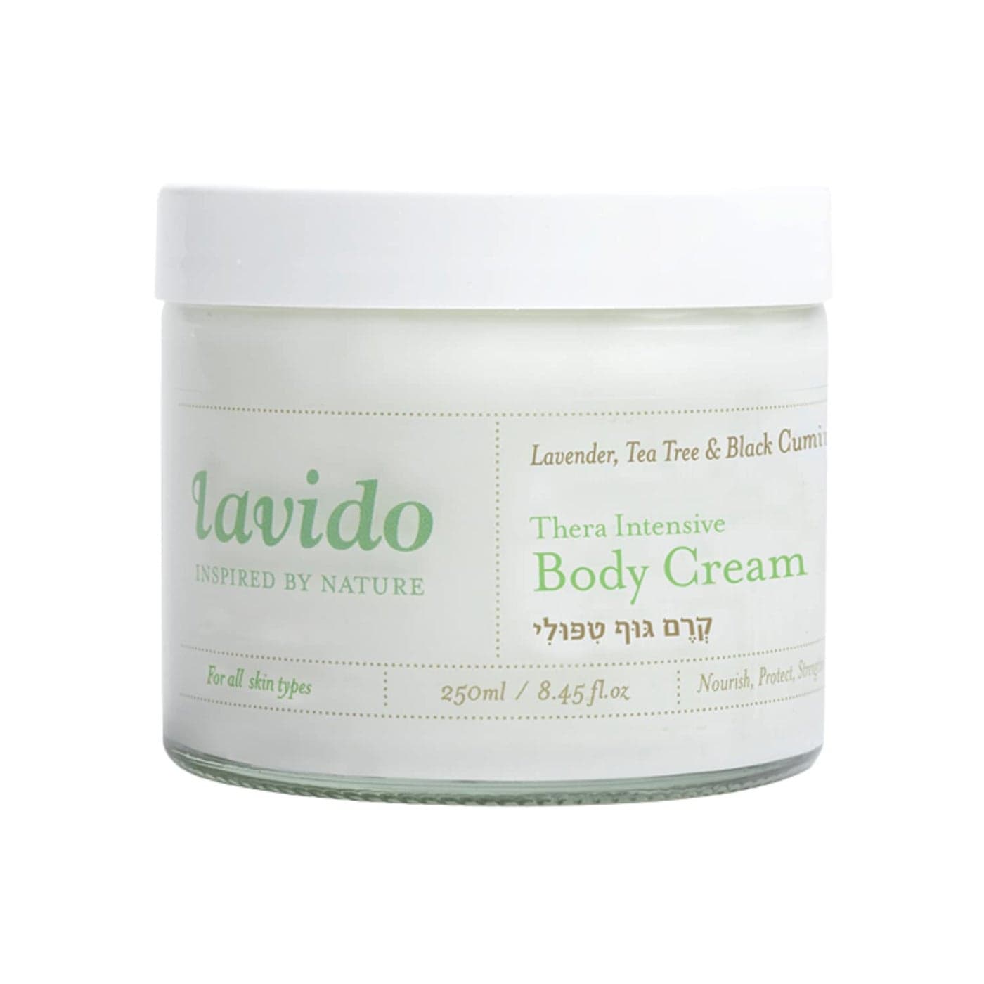 Lavido Natural Thera Intensive Body Cream Replenish Nourish Protect Dry Sensitive Skin 845 oz 250 ml