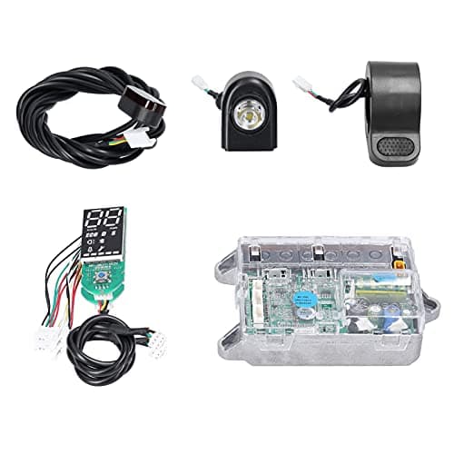 HUIOP Electric Scooter Motherboard Controller BT Digital Display with Accelerator Front and Rear Light Compatible with M365PRO Electric Scooters