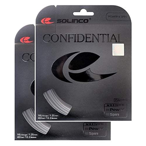 Solinco Confidential Tennis String - 2 Pack - 16L (1.25)