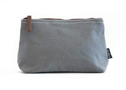 maika Travel Pouch Waxed Ash, Large
