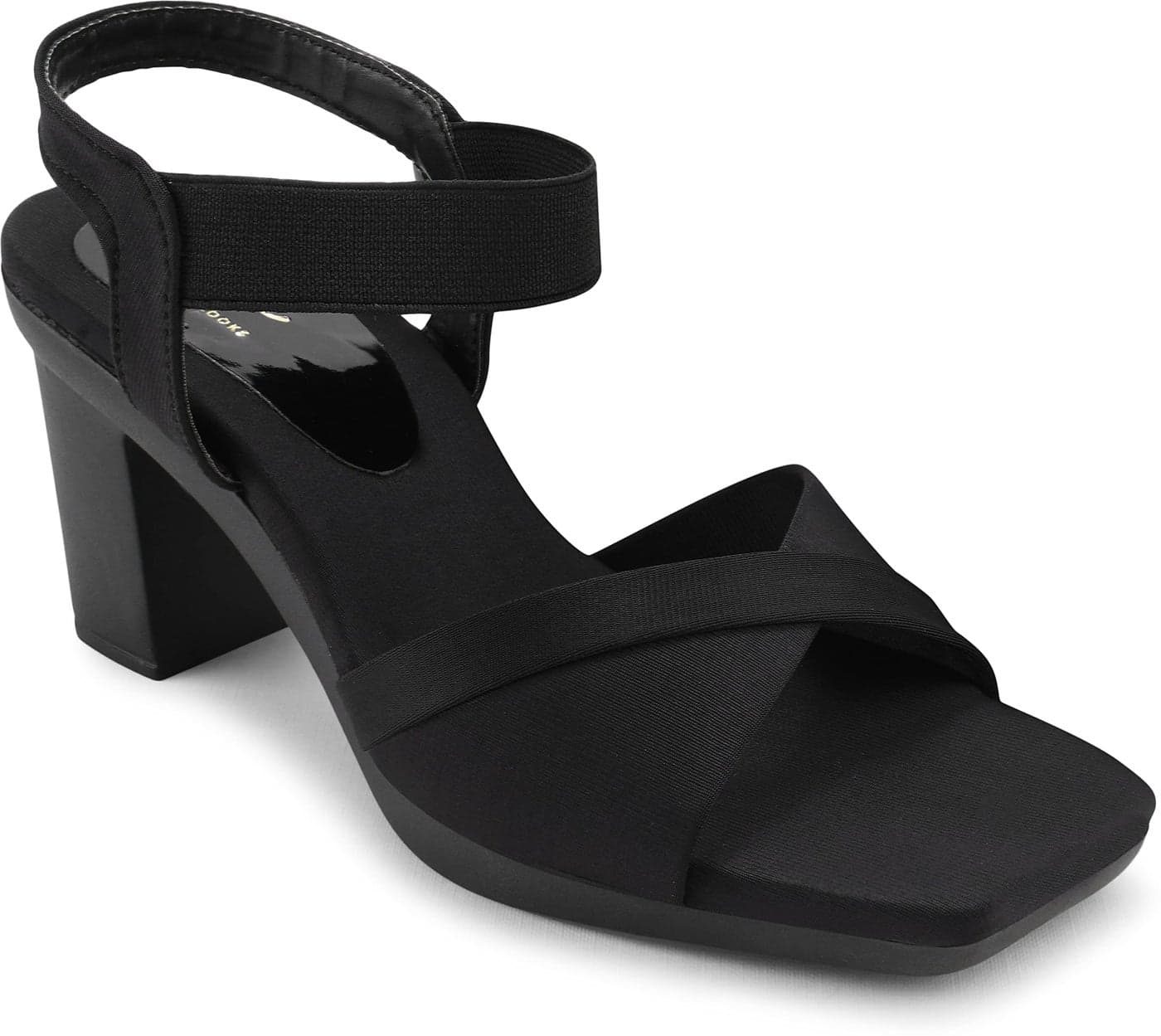 JM LOOKS Fashion Casual Block Heels Sandals with Solid Comfortable Sole for Womens & Girls YG-18-Black-38-X