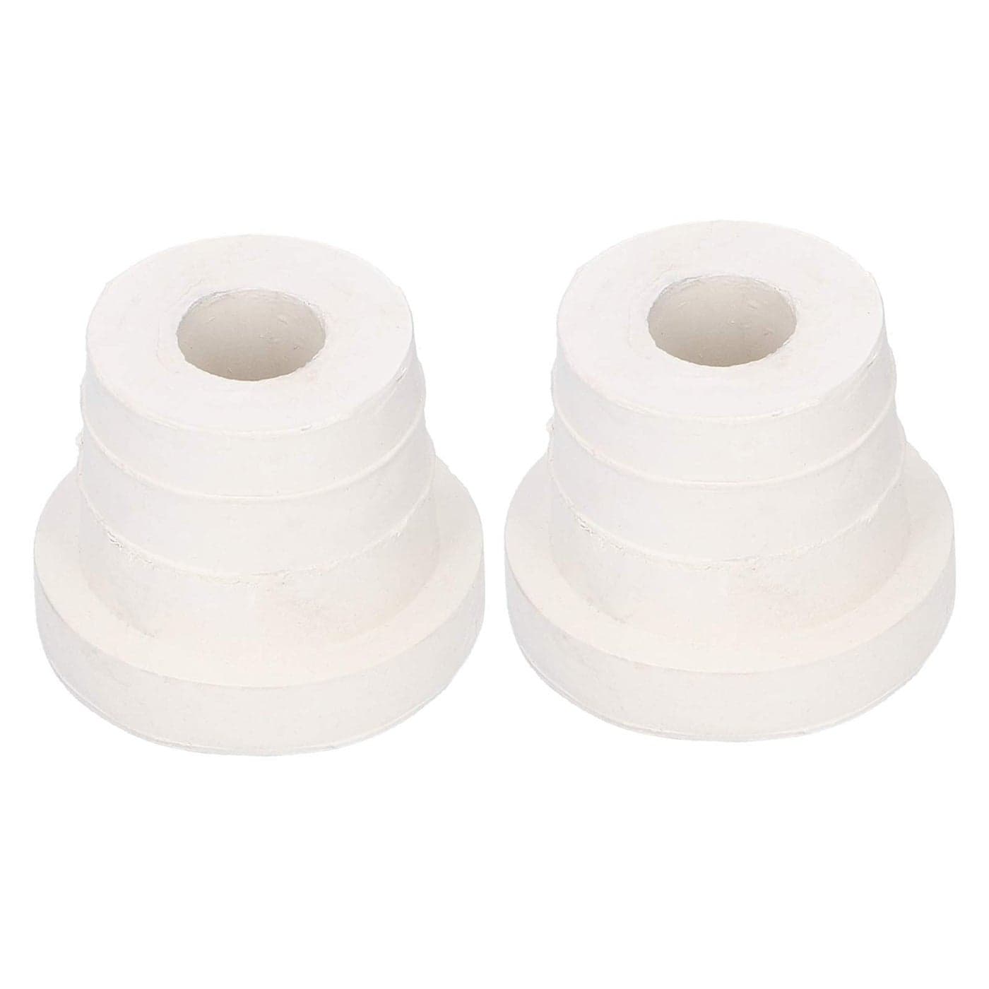 2Pcs Ladder Rubber Stopper BumperReplacement Safety Guard Swimming Pool Suppliesfor Swimming Pool Ladders White