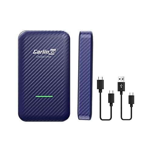 CarlinKit 40 CarPlay Wireless AdapterAndroid Auto Wireless Dongle for OEM Wired CarPlay Cars2026 OTA Upgrade2 in 15Ghz WiFi Seamless AutoConnectTwo Line CPC200CP2A for iPhone 6Android 11
