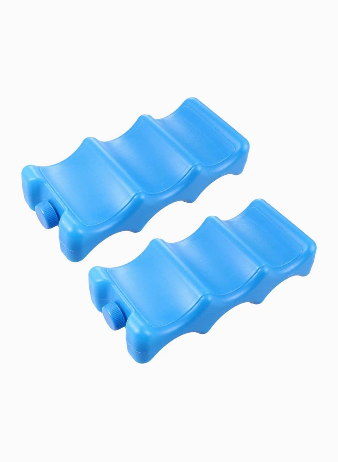 2Pcs Breastmilk Storage Bag Ice Pack for Lunch Box Contoured Shape Fits Around Breast Milk Bottles and Keeps Your Breast Milk Fresh