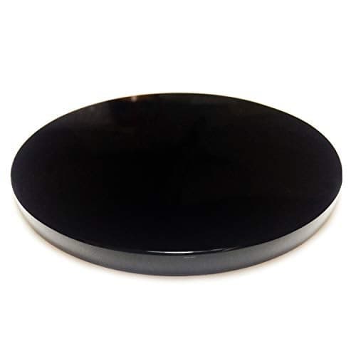 Polar Jade Black Obsidian Scrying Mirror 125 mm / 5” Diameter