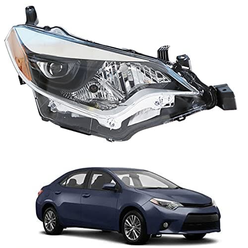 LABLT Headlights Replacement for 2014 2015 2016 Corolla Headlight Right Passenger Side