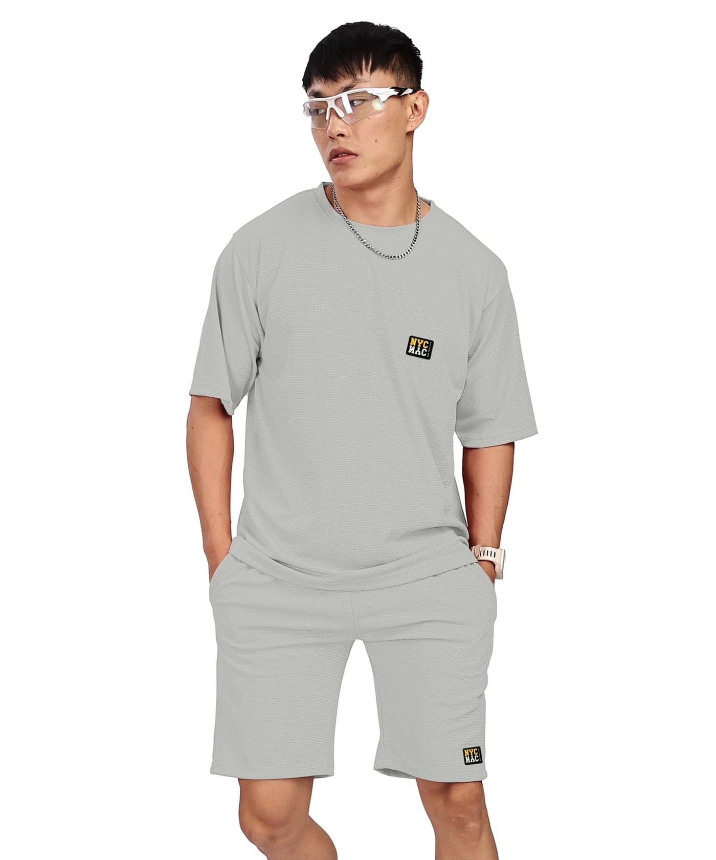 SHODOX® Men’s Solid Relaxed Fit T Shirt and Shorts Set | Casual Summer Wear | Comfortable Stylish Outfit for Men